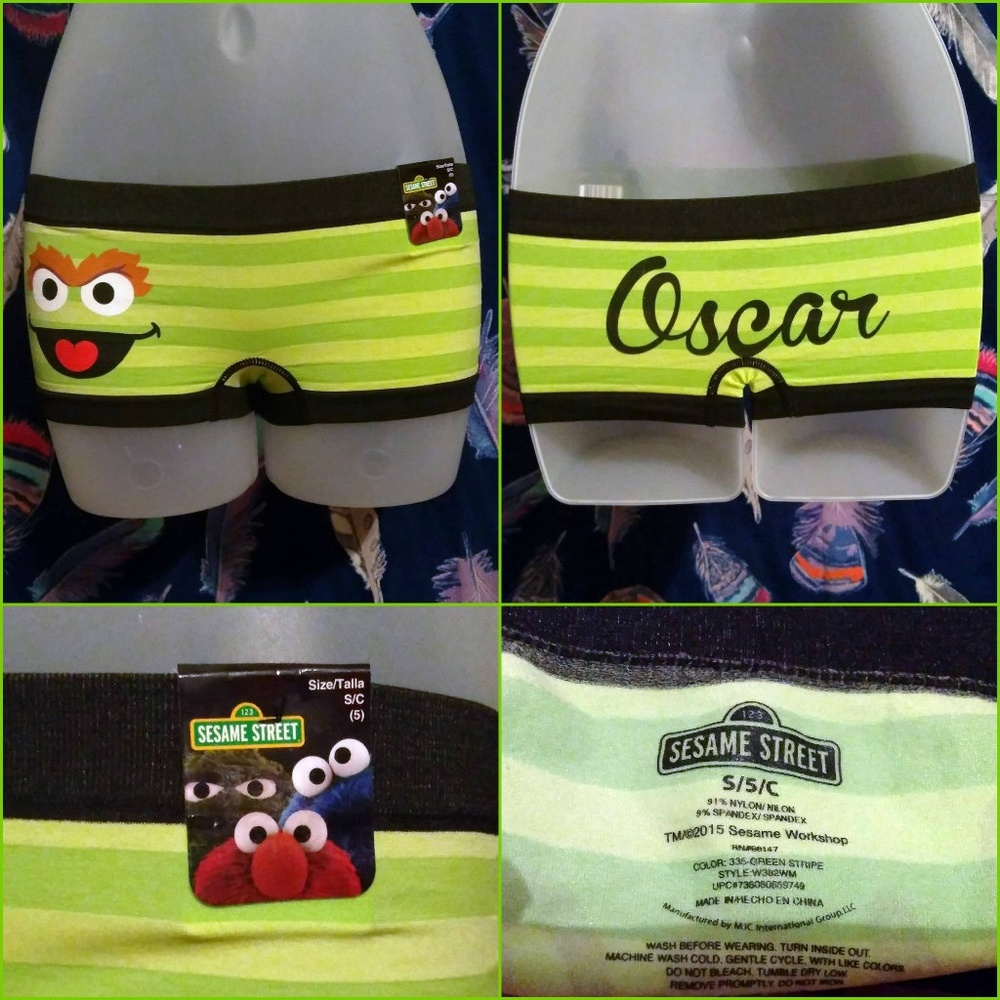 🆕NWT Sesame Street Oscar the Grouch Size SMALL - Picture 2 of 6